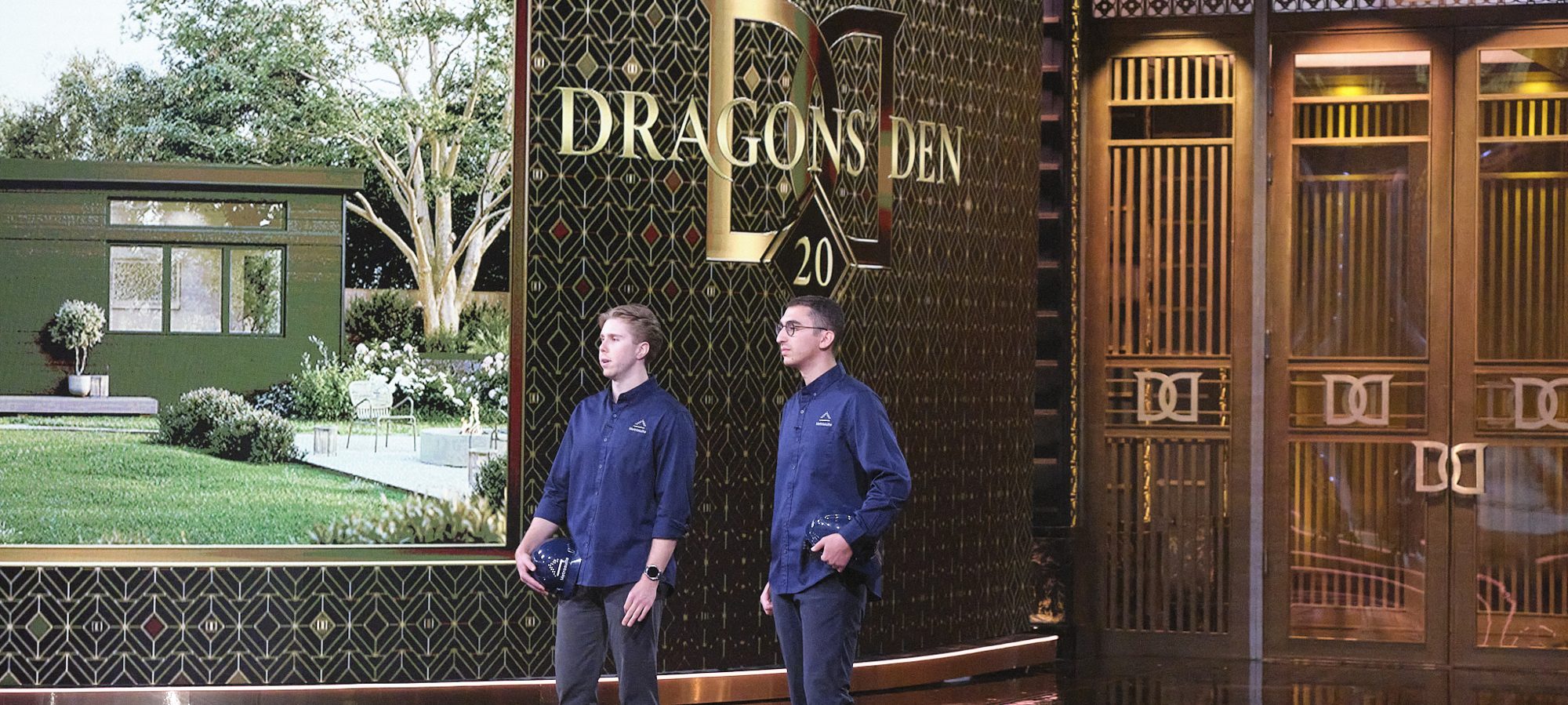 Metrosuite on the set of CBC's Dragons' Den